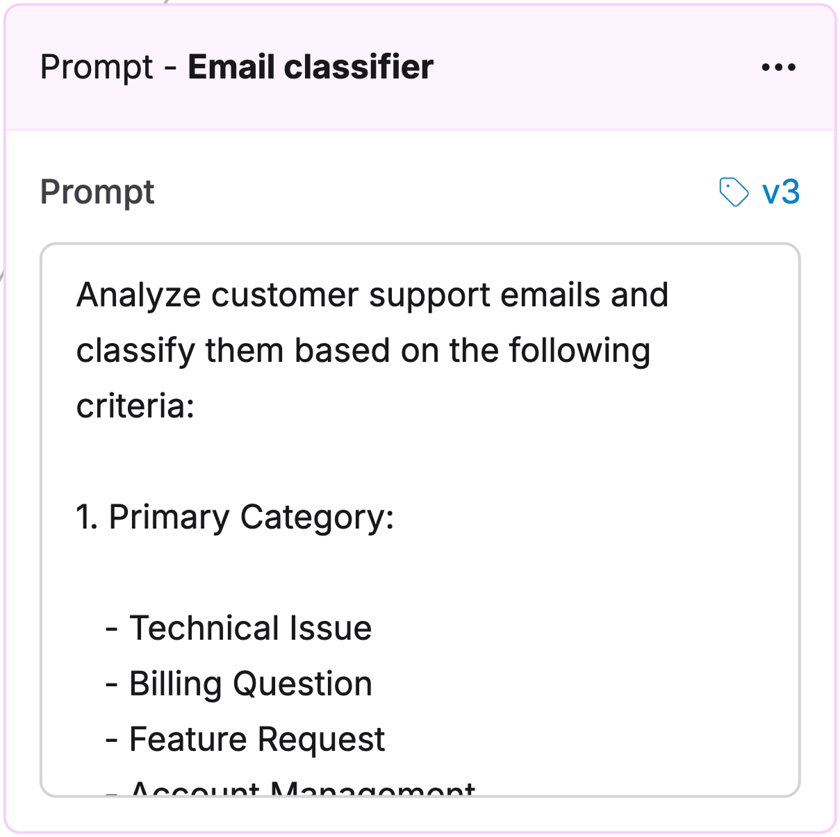 Priority scoring setup