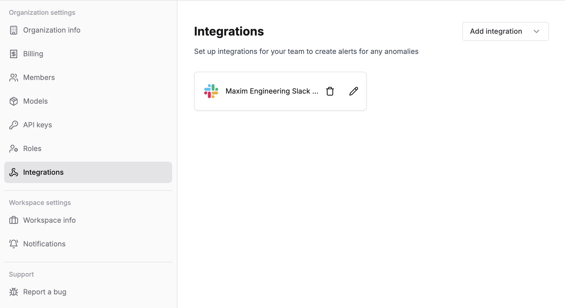 Integrations